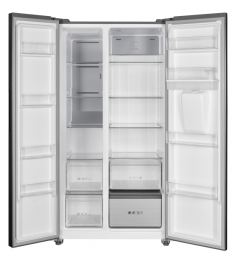 Side by side Heinner HSBS-HM592NFDXWDE++, Total No Frost, capacitate totala: 592L, capacitate frigider: 367L, capacitate congelator: 225L, clasa energetica E, compresor Inverter, display LED cu contro [2]