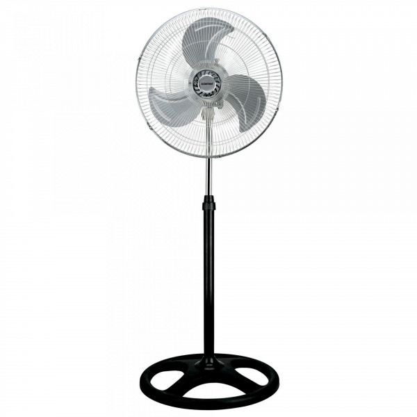 Ventilator cu picior Albatros V45M,70 W,Diametru 45 cm,3 Viteze,Motor silenţios,Oscilaţie la 80°,Flux aer: 70 m³/min,Negru/ Argintiu [1]