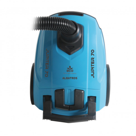 Aspirator cu sac - Aspirator cu sac Albatros Jupiter 70 Eco,2 l sac textil,700 W,Eco-type,Filtru HEPA,Protecţie motor la supraîncălzire,Albastru