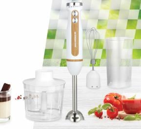 Blendere & Tocatoare - Blender Heinner Bestmix HB-DC600WH, 600 w, viteza variabila+turbo, tel din inox, lame din inox, insertii crom, alb