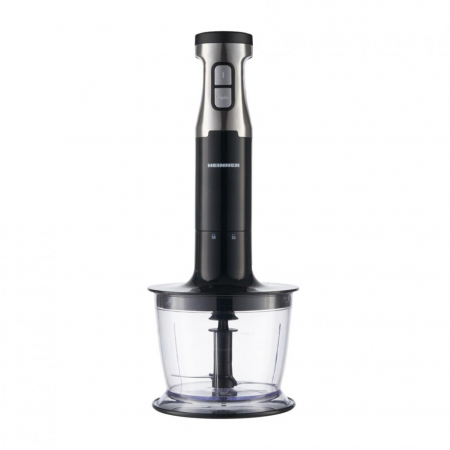 Blender Heinner HB-1000XBK, 1000W, viteza variabila, tocator, tel, cana de mixat, negru/inox [3]