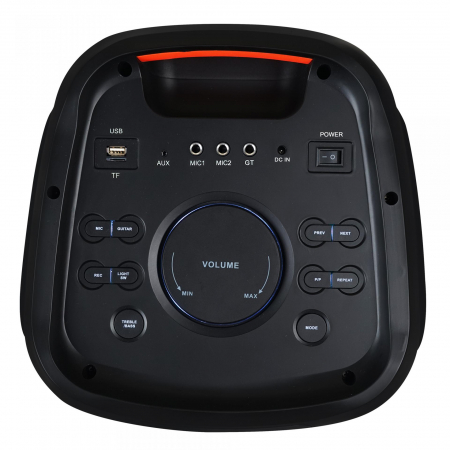 Boxa portabila Samus IBIZA SENSE 8 - 800W,FM Radio,Bluetooth,Compatibil MP3, MP4, DVD, TV, PC, Smartphone,Intrare Aux/USB/TF Card,Culoare pe difuzoare, Negru [2]