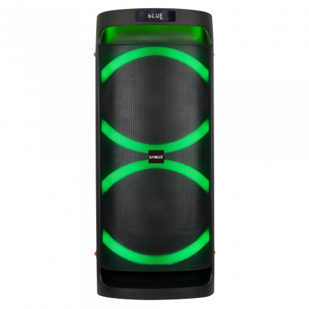 Boxa portabila Samus ROCKSTAR 8,1000W,FM Radio,Bluetooth,Compatibil MP3, MP4, DVD, TV, PC, Smartphone,Intrare Aux/USB/TF Card,Lumina pe difuzor,Negru [2]