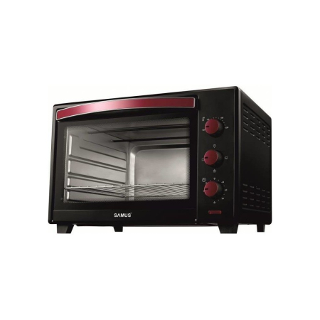 Cuptoare electrice - Cuptor electric Samus CS-45B2, 45 litri, 2000 W, timer, Negru
