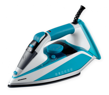 Aspiratoare & Fiare de calcat - Fier de calcat Heinner EmeraldSteam HSI-2400LGR, 2000-2400W, talpa cu invelis ceramic, oprire automata, anti-picurare, anti-calcar, verde
