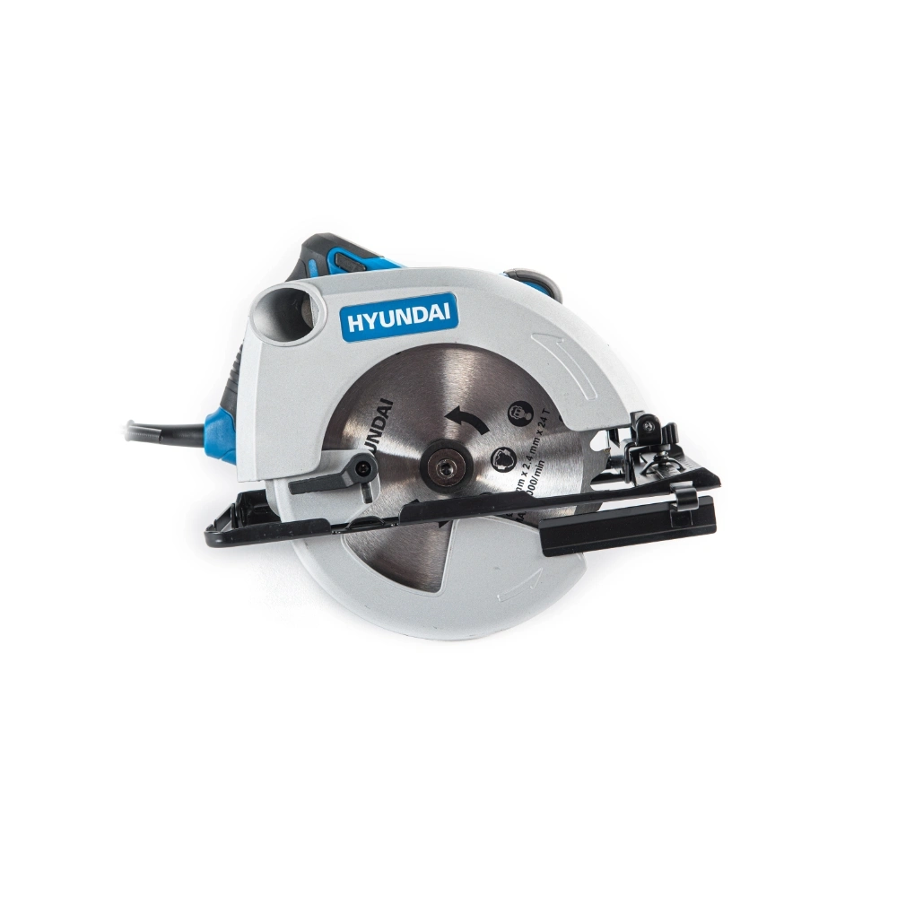 Scule electrice & Unelte - Fierastrau circular electric Hyundai HY-CS 190, 1300W, 5000rpm,,Gri-Albastru