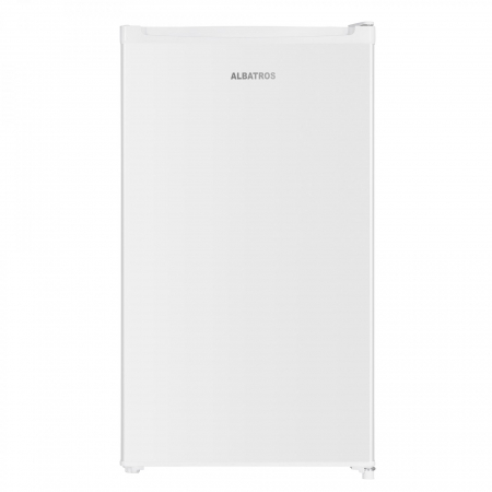 Frigidere - Frigider Albatros FA113E, 90 litri, H 85 cm, mic, cu 1 usa si 2 rafturi,termostat reglabil, usa reversibila, iluminare interioara, picioare reglabile,clasa E, alb,