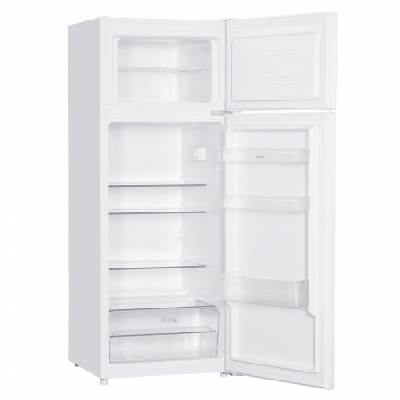 Frigider Samus SW284E,206 l,143 cm,4 rafturi din sticla,4 balcoane pe usa,Sertar pentru legume,Clasa energetica E,Alb [2]