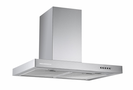 Hota - Hota incorporabila decorativa Heinner HDCH-360TSS, 60 cm, Putere de absorbtie 308.1 m3/H, Iluminare LED, clasa B, inox