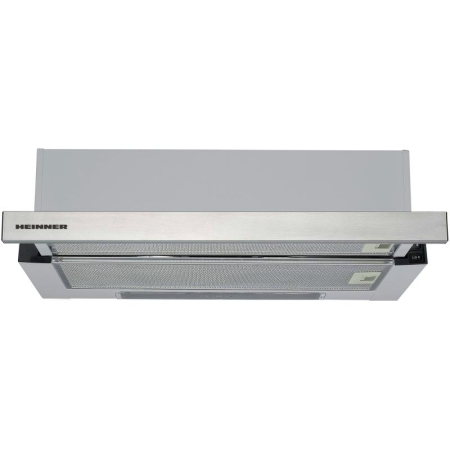 Hote incorporabile  - Hota telescopica Heinner HTCH-440FS, 60 cm, debit de aer 325 m3/h,1 motor, Clasa C, Inox