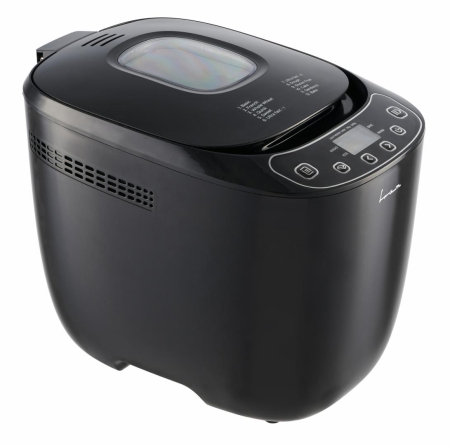 Electrocasnice pentru bucatarie - Masina de paine Fram FBM-900BK, 550W, capacitate 700-1000g, 12 programe, functie mentinere la cald 30 min, Negru