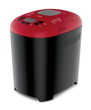 Prajitoare si masini de paine - Masina de paine Heinner PastryChef 550 HBM-915BKR, 550W, capacitate 700-900g, 15 programe, negru/ rosu