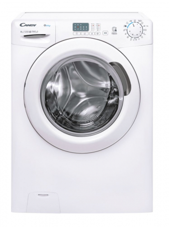 Masini de spalat - Masina de spalat rufe Candy EY 1281DE/1-S, incarcare frontala, 8 kg, 1200 RPM, Clasa D, Alb