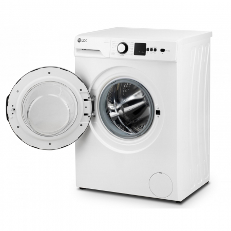 Masini de spalat - Masina de spalat rufe LDK Higeea 712DD, 7 Kg, 1200 rpm, 15 programe, Anti-Alergic, Amanare pornire, Display LED,Clasa D, Alb