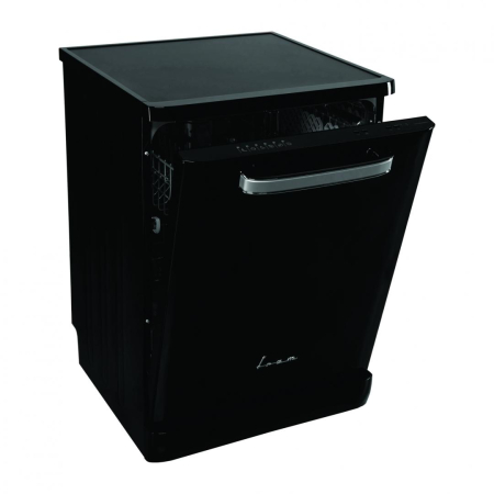 Masina de spalat vase Fram FDW-VRR606BKE++, 12 seturi, 6 programe, Clasa E, Display LED, Pornire intarziata, Aquastop, 60 cm, Clasa E,negru [2]