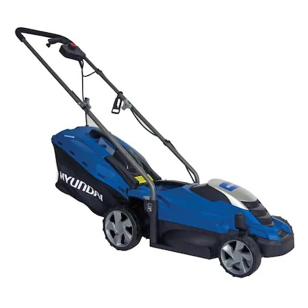Casa, Gradina & Bricolaj - Masina de tuns iarba electrica Hyundai HY-LM3303 E, 1200 W, latime taiere 33 cm,albastru
