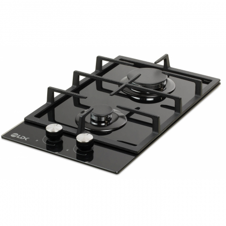 Plite pe gaz incorporabile - Plita incorporabila LDK Linares JZ2BK30, Gaz, 2 ar...