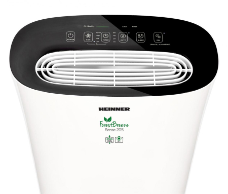 Purificator de aer Heinner HPA-M205, arie de acoperire 14-24mÂ˛, CADR (flux de aer) 205mÂł/h, control tactil, filtru compus (include filtru HEPA 13), generator de ioni negativi, mod silenČ›ios, mod Au [3]