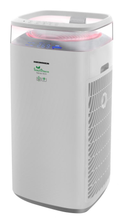 Climatizare & Sisteme de incalzire - Purificator Heinner HPA-M500, CADR 500 m3/h, 35 W, Control touch, Mod Silentios, Filtru multiplu, Sistem dublu purificare, Indicator calitate aer, Alb