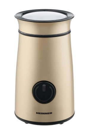 Espressoare & Cafetiere - Rasnita de cafea Heinner HCG-150IXGD, electrica ,150 W, 50g, carcasa inox, Auriu