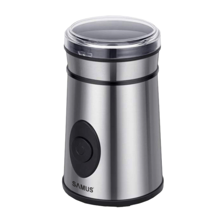 Espressoare & Cafetiere - Rasnita de cafea Samus COFFINO, 200 W,Capacitate 60 g,Pentru boabe de cafea, nuci, condimente,lame din inox,Inox