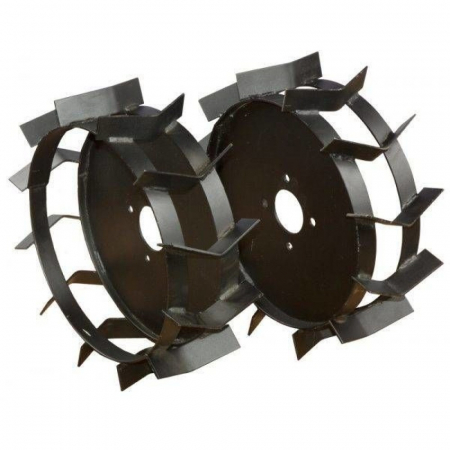 Accesorii motocultoare - Roti metalice pentru motocultoare Hyundai, Negru