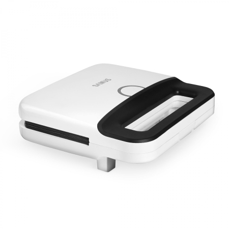 Sandwich-maker - Sandwich-maker Albatros S4G-1200, 1200 W, Capacitate 4 sandwich-uri, Placi de lucru tip grill antiaderente, Alb