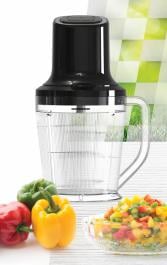 Blendere & Tocatoare - TOCATOR HEINNER HMC-3B500BK, 500W, CAPACITATE BOL TOCARE: 1.5L, ACCESORII: 3 CUTITE INOX, 2 VITEZE, NEGRU