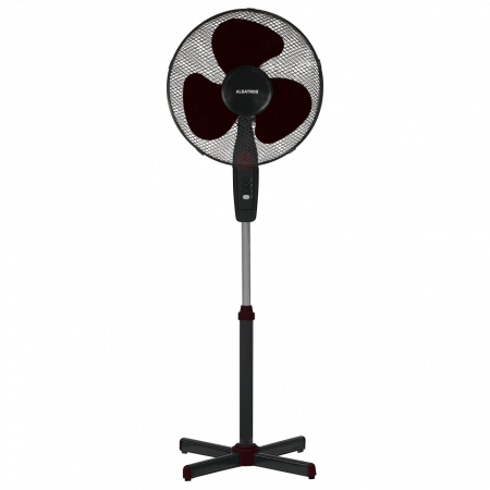 Climatizare & Sisteme de incalzire - Ventilator cu picior Albatros V40B,50W,Diametru 40 cm,3 trepte de viteza,Flux aer: 50 - 65 m3 / min,Negru