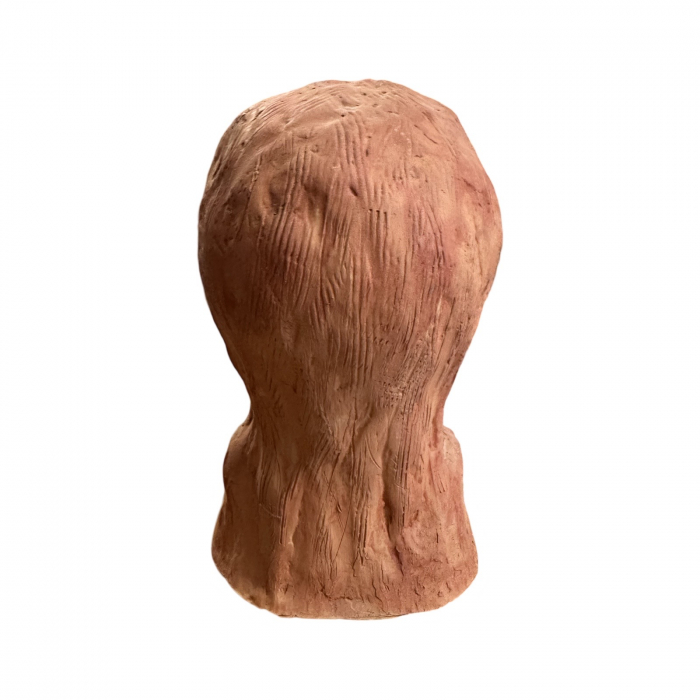 Bust din lut maro deschis [2]