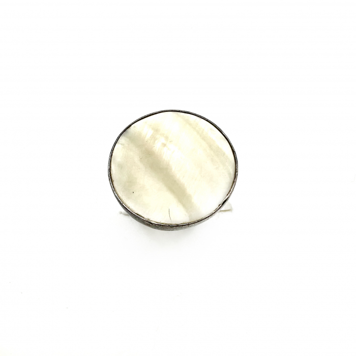 Inel argint si sidef model rotund [2]
