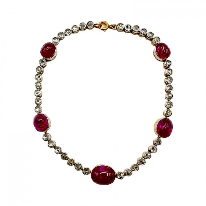 Bratara 18K rubine si diamante [3]