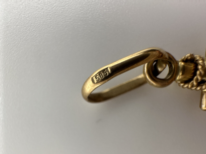 Pandant 14K model ancora [3]