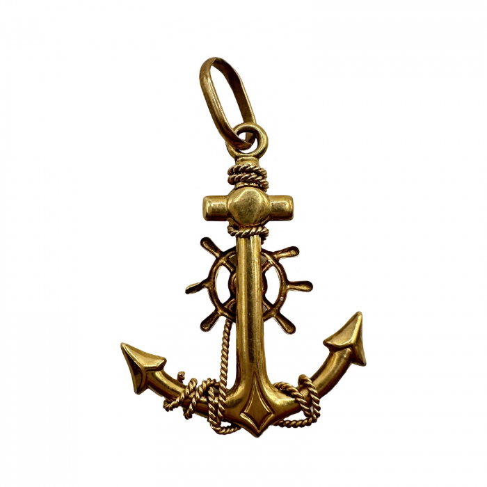 Pandant 14K model ancora [2]