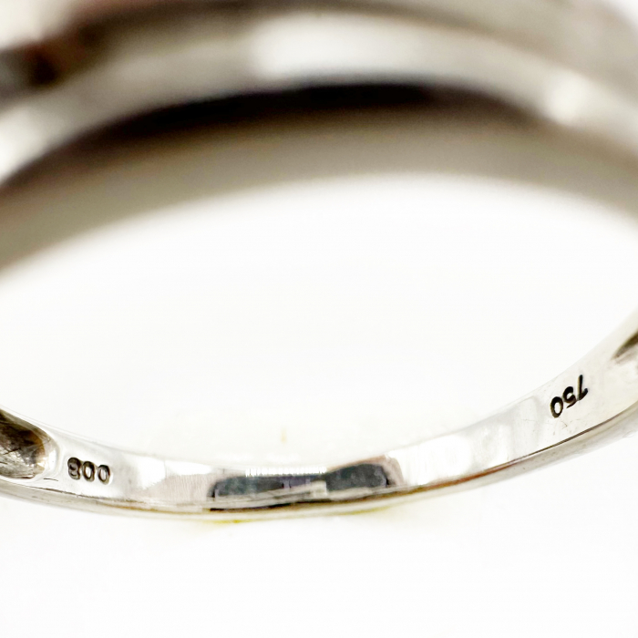 Inel Aur 18K decorat cu 2 diamante [3]