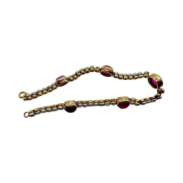 Bratara 18K rubine si diamante [2]
