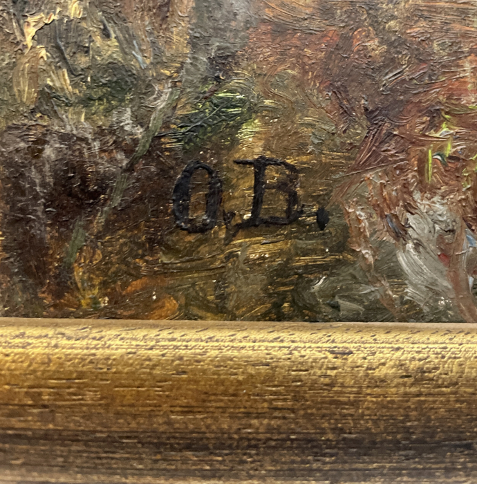 Tablou peisaj ulei pe carton [2]