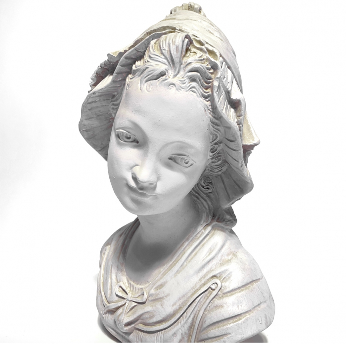 Bust femeie din stuc [2]