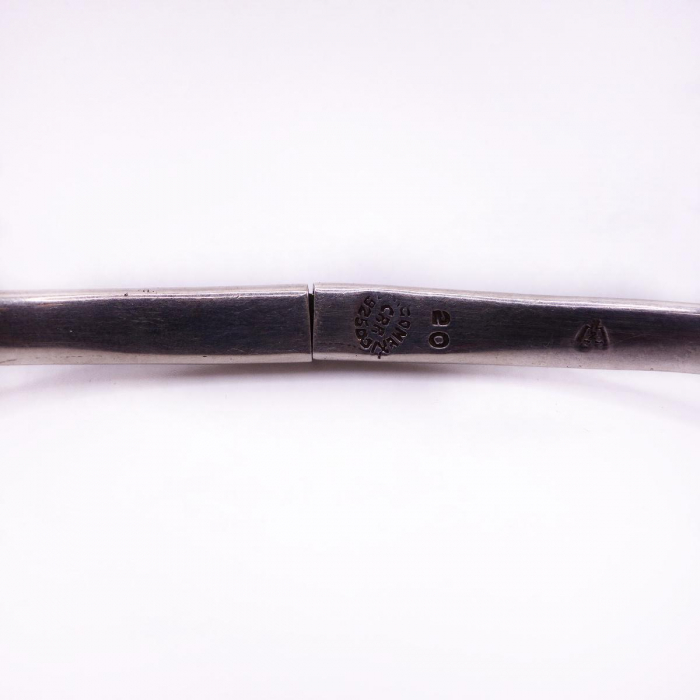 Colier vintage argint si malachit [3]
