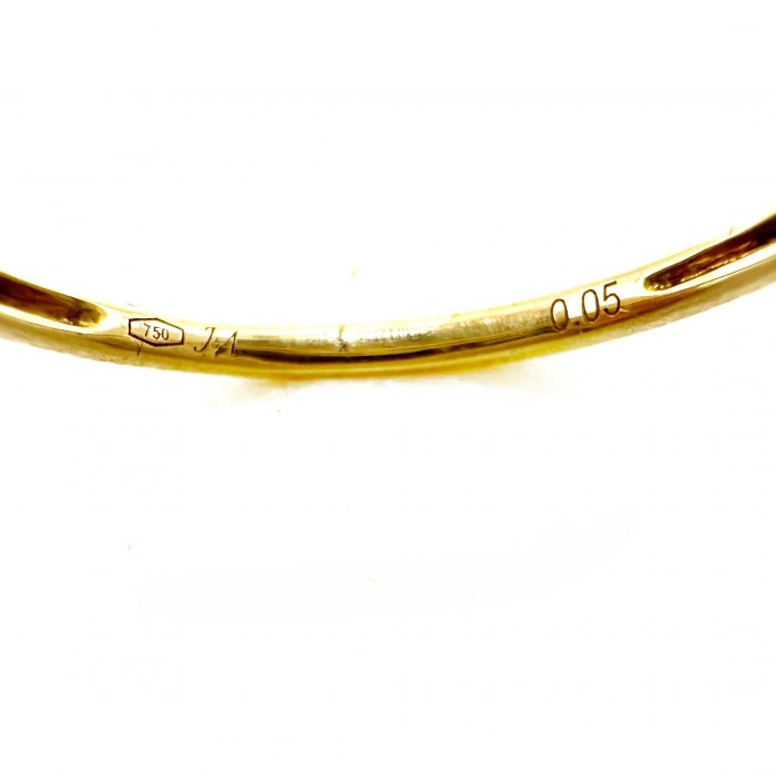 Inel Aur galben 18K cu diamante [4]