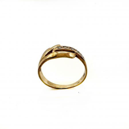 Inel Aur 14K si zirconii [1]