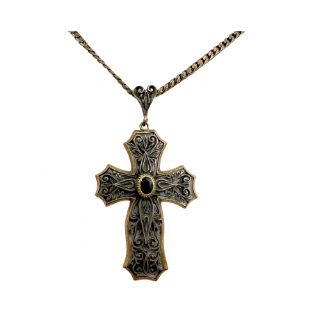 Coliere Vintage - Lant cu cruce model barbatesc