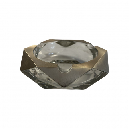 Scrumiera cristal si argint [0]