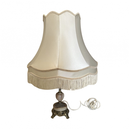Veioze si lampi - Lampa de masa agat si matase