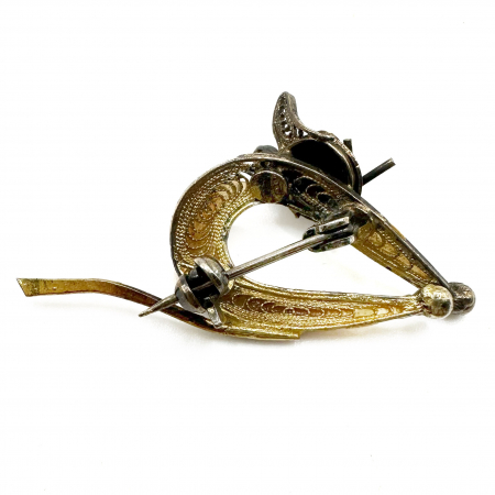 Brosa argint model pisica [2]