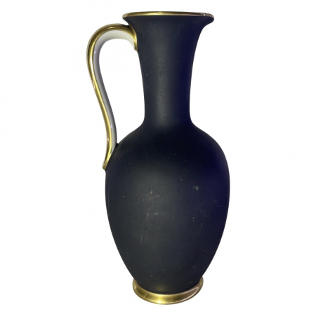 Vaza Portelan, Neagra, 21x10 cm, tip Carafa [0]