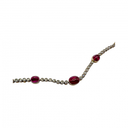 Bratari - Bratara 18K rubine si diamante