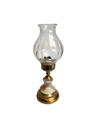Argint - Lampa de masa onix