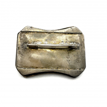 Brosa argint granate si sidef [1]