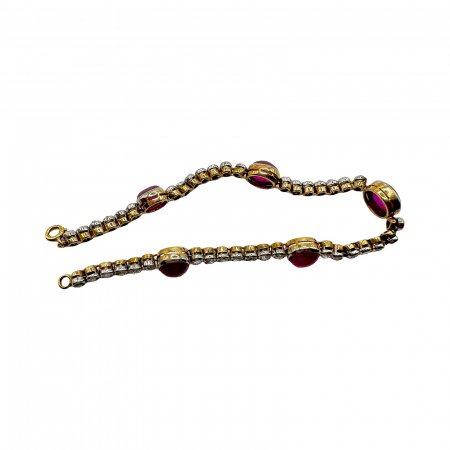 Bratara 18K rubine si diamante [1]